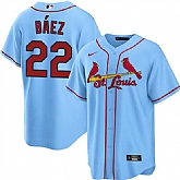 Men's St. Louis Cardinals #22 Joshua Baez Blue Cool Base Stitched Jersey Dzhi,baseball caps,new era cap wholesale,wholesale hats