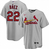 Men's St. Louis Cardinals #22 Joshua Baez Gray Cool Base Stitched Jersey Dzhi,baseball caps,new era cap wholesale,wholesale hats
