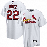 Men's St. Louis Cardinals #22 Joshua Baez White Home Stitched Jersey Dzhi,baseball caps,new era cap wholesale,wholesale hats