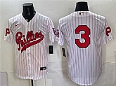 Men's Philadelphia Phillies #3 Bryce Harper White 2026 Field of Dreams Stadium Stitched Jersey,baseball caps,new era cap wholesale,wholesale hats