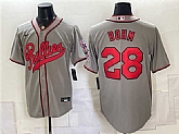 Men's Philadelphia Phillies #28 Alec Bohm Gray 2026 Field of Dreams Stadium Stitched Jersey,baseball caps,new era cap wholesale,wholesale hats