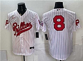 Men's Philadelphia Phillies #8 Nick Castellanos White 2026 Field of Dreams Stadium Stitched Jersey,baseball caps,new era cap wholesale,wholesale hats