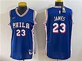 Women's Philadelphia 76ers #23 LeBron James Royal 2026 Icon Edition Stitched Basketball Jersey(Run Small),baseball caps,new era cap wholesale,wholesale hats