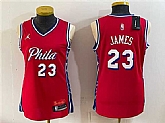 Women's Philadelphia 76ers #23 LeBron James Red 2026 Statement Edition Stitched Basketball Jersey(Run Small),baseball caps,new era cap wholesale,wholesale hats