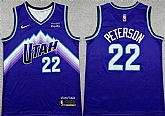 Men's Utah Jazz #22 Darryn Peterson Purple 2026 Draft Icon Edition Stitched Basketball Jersey,baseball caps,new era cap wholesale,wholesale hats