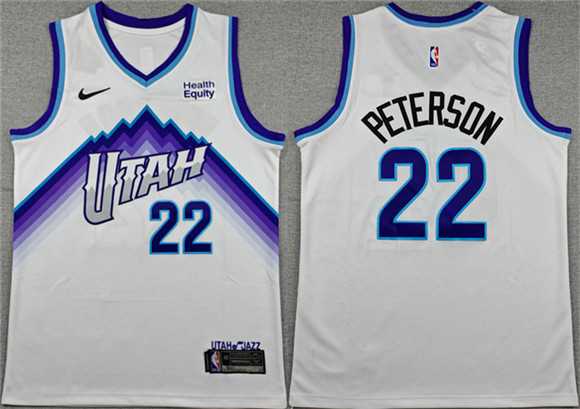 Men's Utah Jazz #22 Darryn Peterson White 2026 Draft Association Edition Stitched Basketball Jersey,We sell and wholesale Men's Utah Jazz #22 Darryn Peterson White 2026 Draft Association Edition Stitched Basketball Jersey on line form chian!