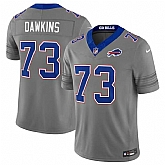 Men's Buffalo Bills #73 Dion Dawkins Gray F.U.S.E. 2026 Nickel City Vapor Stitched Jersey Dzhi,baseball caps,new era cap wholesale,wholesale hats