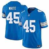 Men's Detroit Lions #45 Devin White Blue 2026 F.U.S.E. Vapor Limited Stitched Jersey Dzhi,baseball caps,new era cap wholesale,wholesale hats