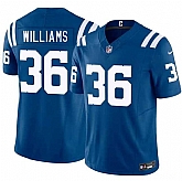 Men's Indianapolis Colts #36 Roydell Williams Blue 2026 F.U.S.E. Vapor Limited Stitched Jersey Dzhi,baseball caps,new era cap wholesale,wholesale hats