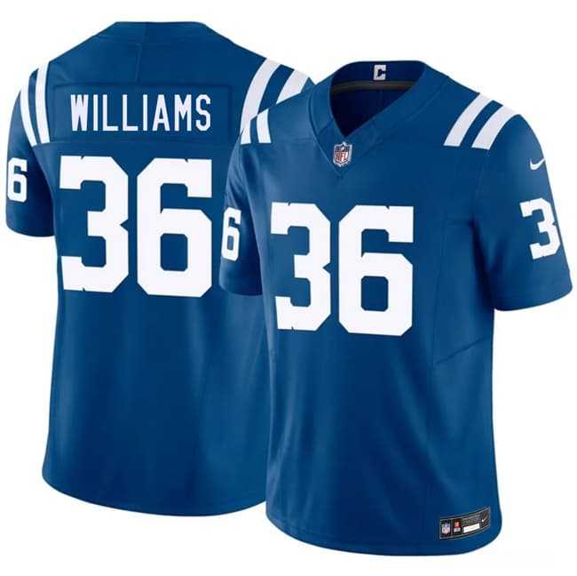 Men's Indianapolis Colts #36 Roydell Williams Blue 2026 F.U.S.E. Vapor Limited Stitched Jersey Dzhi,We sell and wholesale Men's Indianapolis Colts #36 Roydell Williams Blue 2026 F.U.S.E. Vapor Limited Stitched Jersey Dzhi on line form chian!