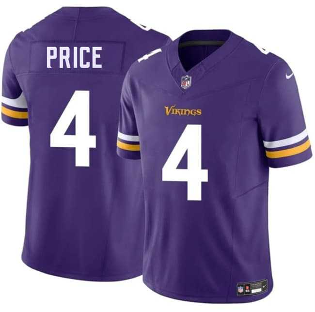 Men's Minnesota Vikings #4 Myles Price Purple 2026 F.U.S.E. Vapor Untouchable Limited Stitched Jersey Dzhi,We sell and wholesale Men's Minnesota Vikings #4 Myles Price Purple 2026 F.U.S.E. Vapor Untouchable Limited Stitched Jersey Dzhi on line form chian!