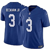 Men's New York Giants #3 Odell Beckham Jr Blue 2026 F.U.S.E. Vapor Untouchable Limited Stitched Jersey Dzhi,baseball caps,new era cap wholesale,wholesale hats