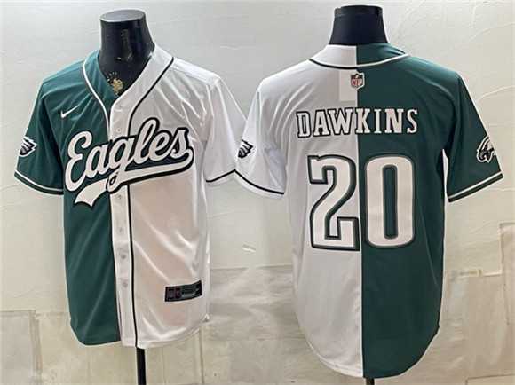 Men's Philadelphia Eagles #20 Brian Dawkins Green White Split Stitched Jersey,We sell and wholesale Men's Philadelphia Eagles #20 Brian Dawkins Green White Split Stitched Jersey on line form chian!
