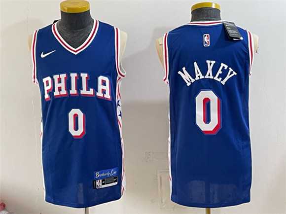 Men's Philadelphia 76ers #0 Tyrese Maxey Royal Icon Edition Stitched Jersey,We sell and wholesale Men's Philadelphia 76ers #0 Tyrese Maxey Royal Icon Edition Stitched Jersey on line form chian!